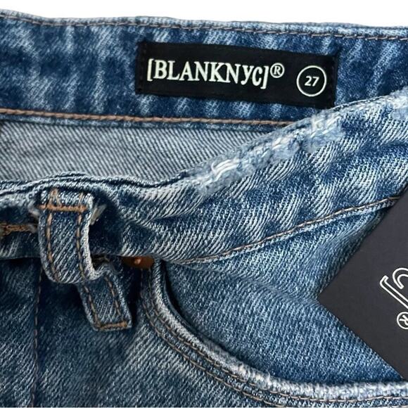 BLANK NYC  DESTRESS  DENIM SHORTS Sz 27 NWT - Picture 5 of 8